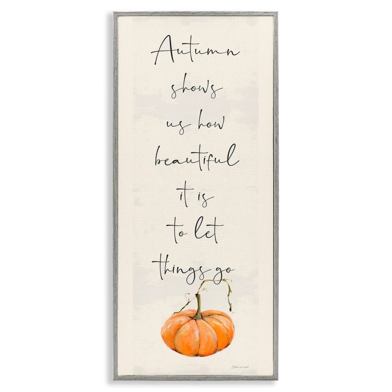 Stupell Industries Autumn Beauty Inspirational Framed Giclee Art